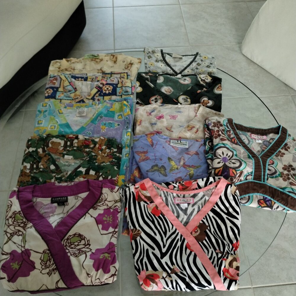 11 scrub tops